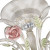 Люстра потолочная 6 плафонов с цветами и листьями белая с золотом российского производства ПЕТРАСВЕТ S2293-6 – фото 3