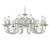 Люстра подвесная 12 ламп для зала российского производства ПЕТРАСВЕТ S1170-12 – фото 1