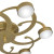 Люстра потолочная 6 ламп светодиодная плоская российского производства ПЕТРАСВЕТ S2455-6 – фото 6